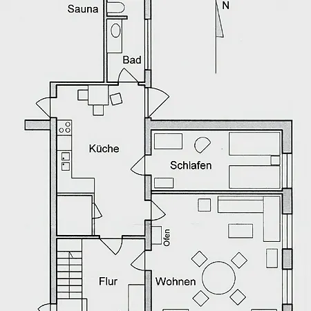 Apartment Landlust, Stadtnah Im Ehemaligem Mit Sauna, Kaminofen Und Grossem Garten